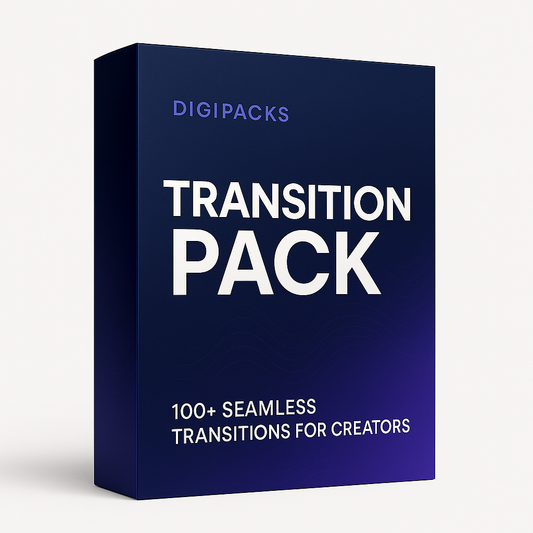✨ Transitions Pack – 250+ Seamless Video Transitions for Reels, Shorts & Edits