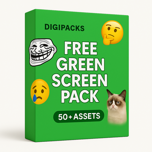 🟢 50+ FREE Green Screens 🔥 | Level Up Your Content