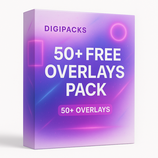 ✨ 50+ Free Overlays Pack – Elevate Your Visuals Instantly!